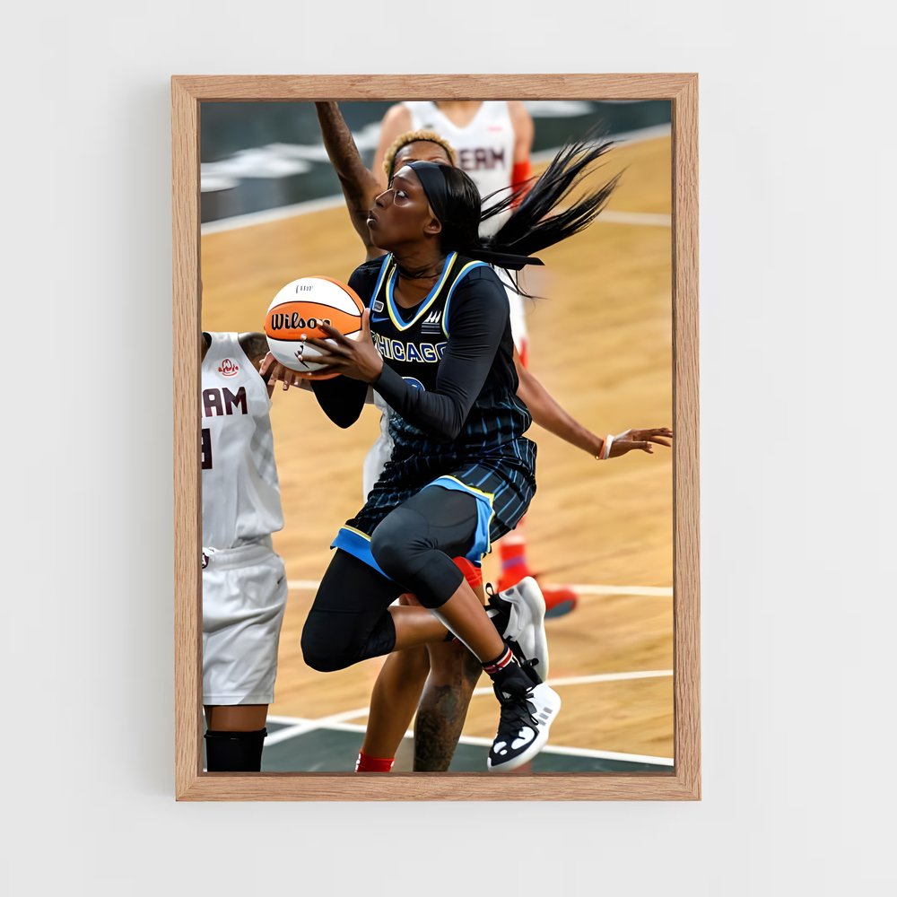 Poster Dunk de L'Inconnu – affiche Basketball (vue 4)